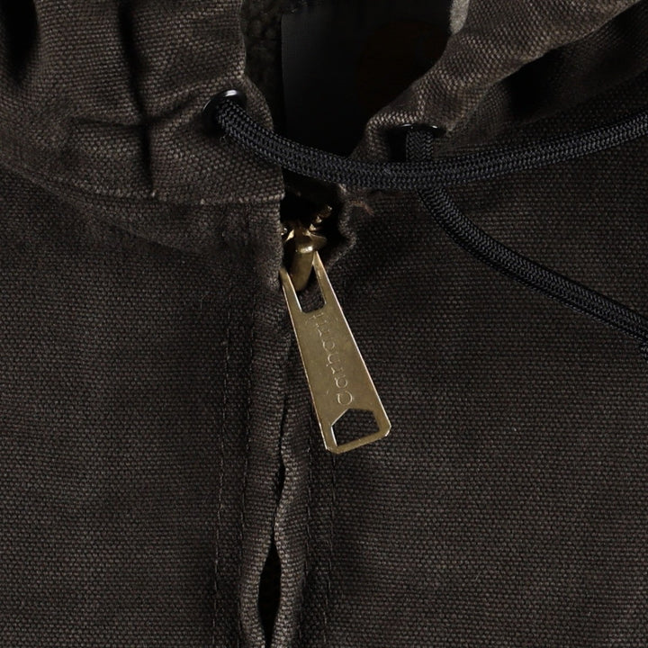 Carhartt Sierra Jacket, Padded Duck Full-Zip Hoodie, Men's XL cotton brown type Vintage Second Hand