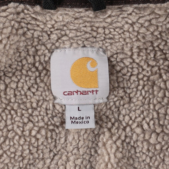 Carhartt Ridgecoat Advertising Padded Duck Work Jacket, Men's Size L (approx.) cotton brown type Vintage Second Hand
