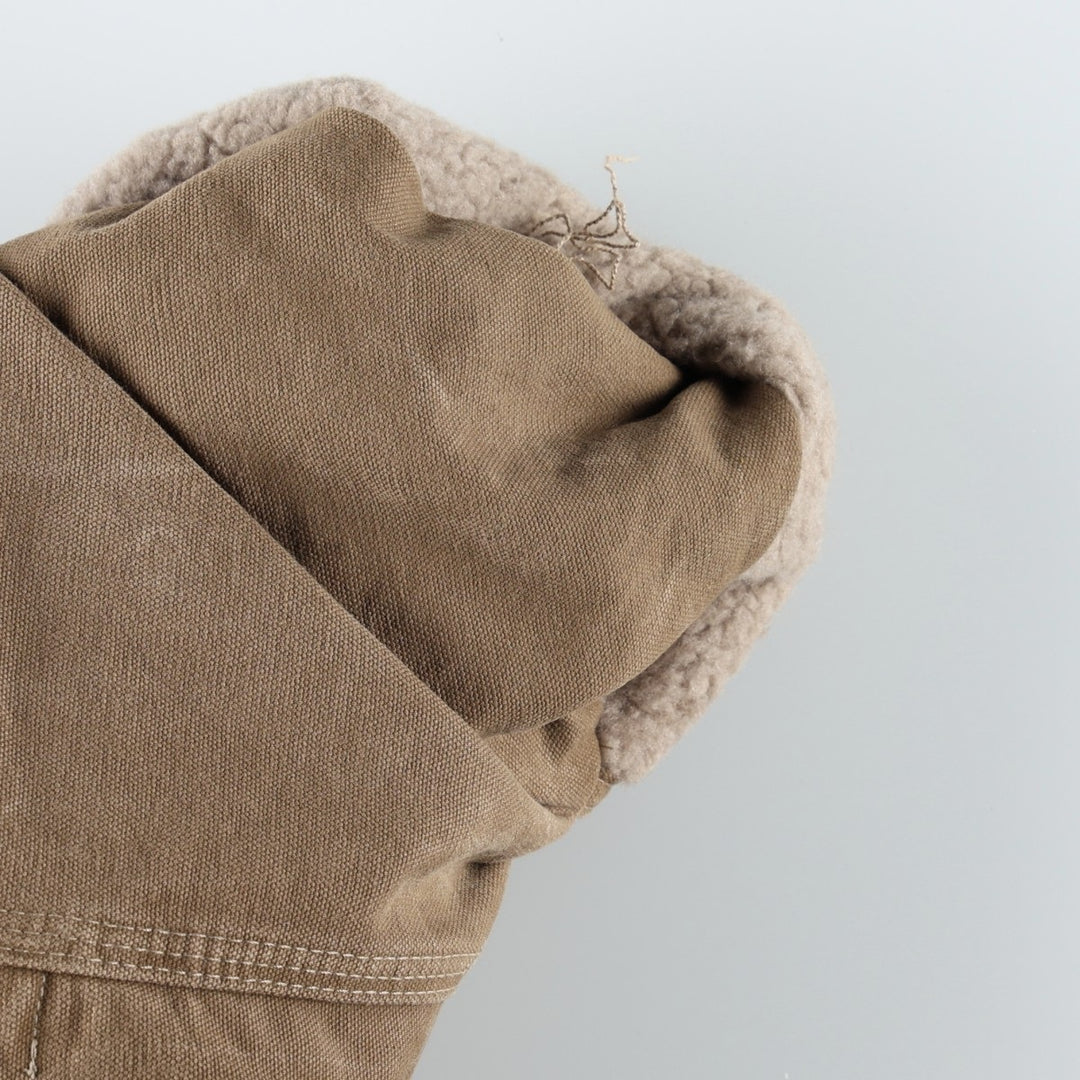 Carhartt Ridgecoat Advertising Padded Duck Work Jacket, Men's Size L (approx.) cotton brown type Vintage Second Hand