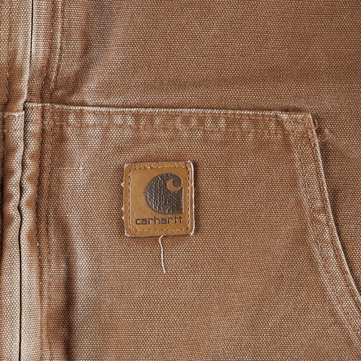 2000'S Carhartt Active Jacket Duck Work Jacket Men's Size L cotton brown type Vintage Second Hand