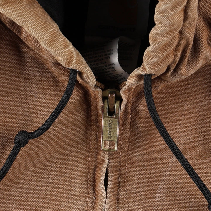 2000'S Carhartt Active Jacket Duck Work Jacket Men's Size L cotton brown type Vintage Second Hand