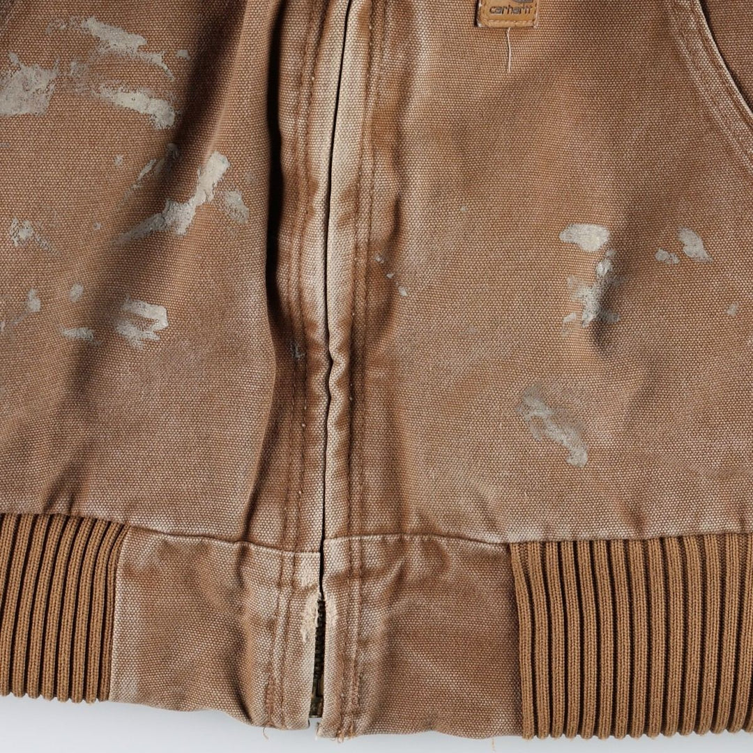 2000'S Carhartt Active Jacket Duck Work Jacket Men's Size L cotton brown type Vintage Second Hand