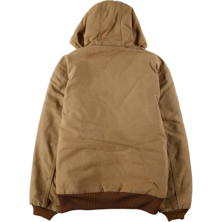 Carhartt Active Jacket, Padded Duck Full-Zip Hoodie, Men's XL unclear brown type Vintage Second Hand