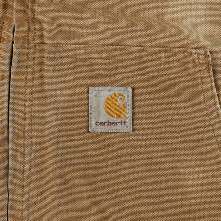 Carhartt Active Jacket, Padded Duck Full-Zip Hoodie, Men's XL unclear brown type Vintage Second Hand
