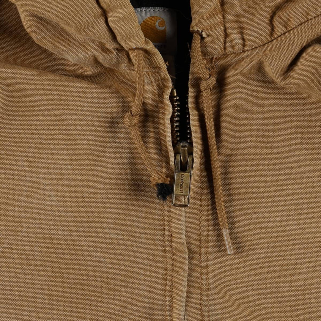 Carhartt Active Jacket, Padded Duck Full-Zip Hoodie, Men's XL unclear brown type Vintage Second Hand