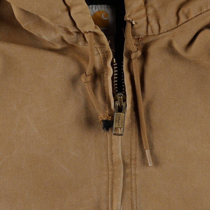 Carhartt Active Jacket, Padded Duck Full-Zip Hoodie, Men's XL unclear brown type Vintage Second Hand