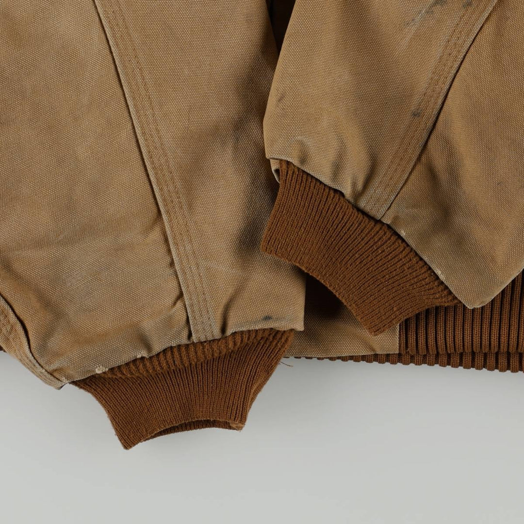 Carhartt Active Jacket, Padded Duck Full-Zip Hoodie, Men's XL unclear brown type Vintage Second Hand