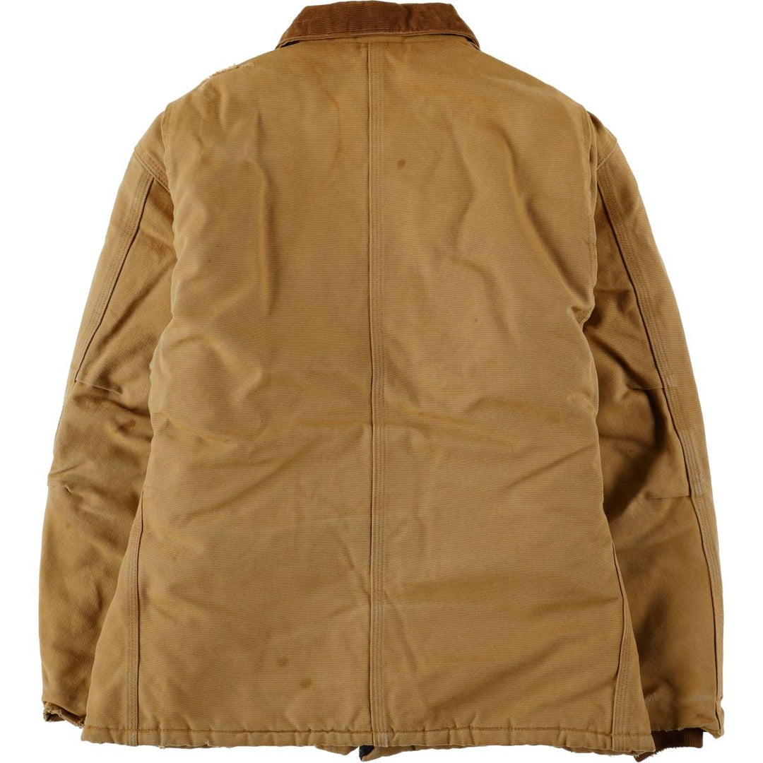 Carhartt Traditional Coat, Padded Duck Full-Zip Hoodie, Men's Size XL (approx.) unclear Khaki type beige Vintage Second Hand