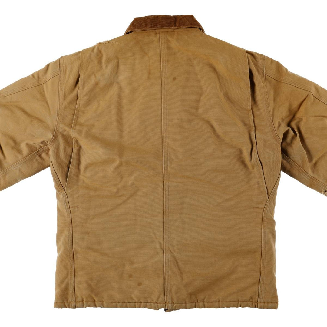 Carhartt Traditional Coat, Padded Duck Full-Zip Hoodie, Men's Size XL (approx.) unclear Khaki type beige Vintage Second Hand
