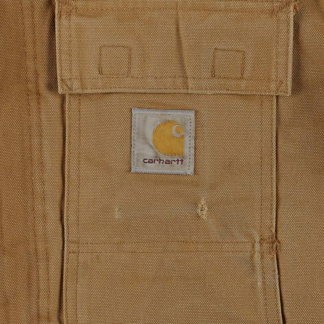 Carhartt Traditional Coat, Padded Duck Full-Zip Hoodie, Men's Size XL (approx.) unclear Khaki type beige Vintage Second Hand