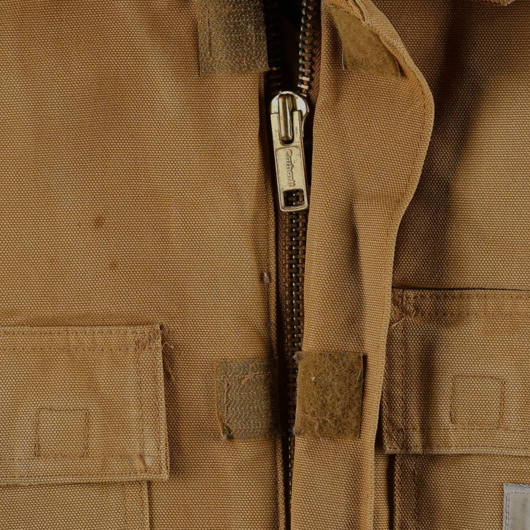 Carhartt Traditional Coat, Padded Duck Full-Zip Hoodie, Men's Size XL (approx.) unclear Khaki type beige Vintage Second Hand
