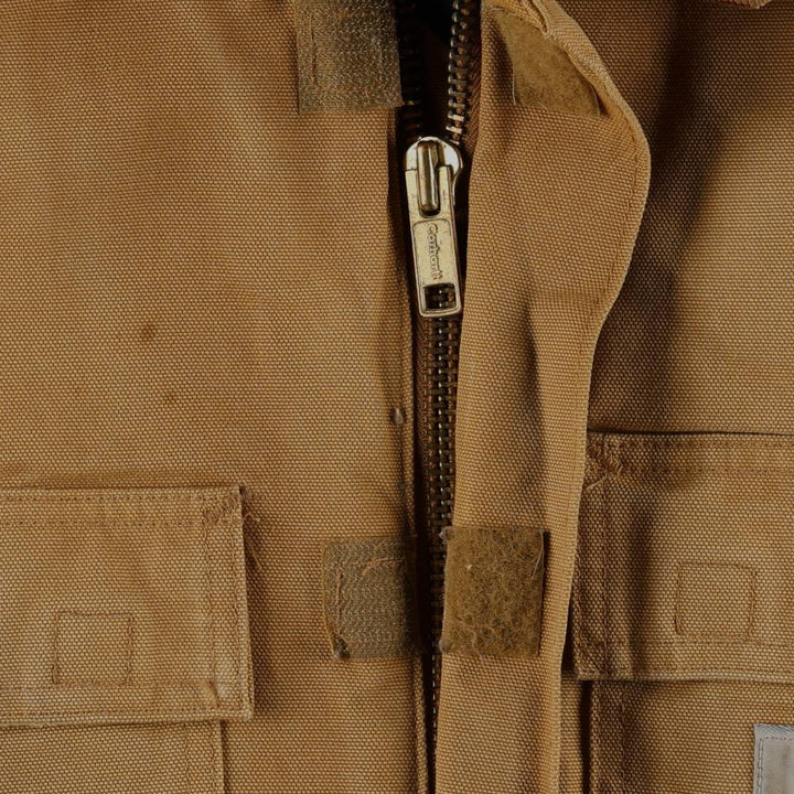 Carhartt Traditional Coat, Padded Duck Full-Zip Hoodie, Men's Size XL (approx.) unclear Khaki type beige Vintage Second Hand