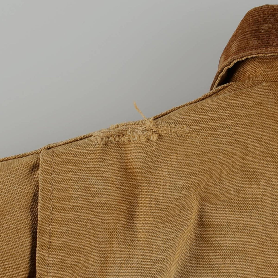 Carhartt Traditional Coat, Padded Duck Full-Zip Hoodie, Men's Size XL (approx.) unclear Khaki type beige Vintage Second Hand