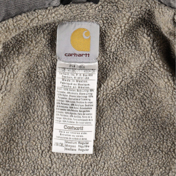 Carhartt Traditional Padded Duck Work Jacket, Men's Size Medium cotton Beige type Vintage Second Hand