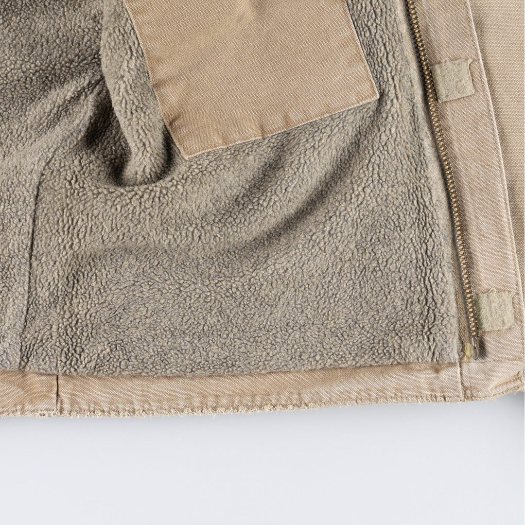 Carhartt Traditional Padded Duck Work Jacket, Men's Size Medium cotton Beige type Vintage Second Hand