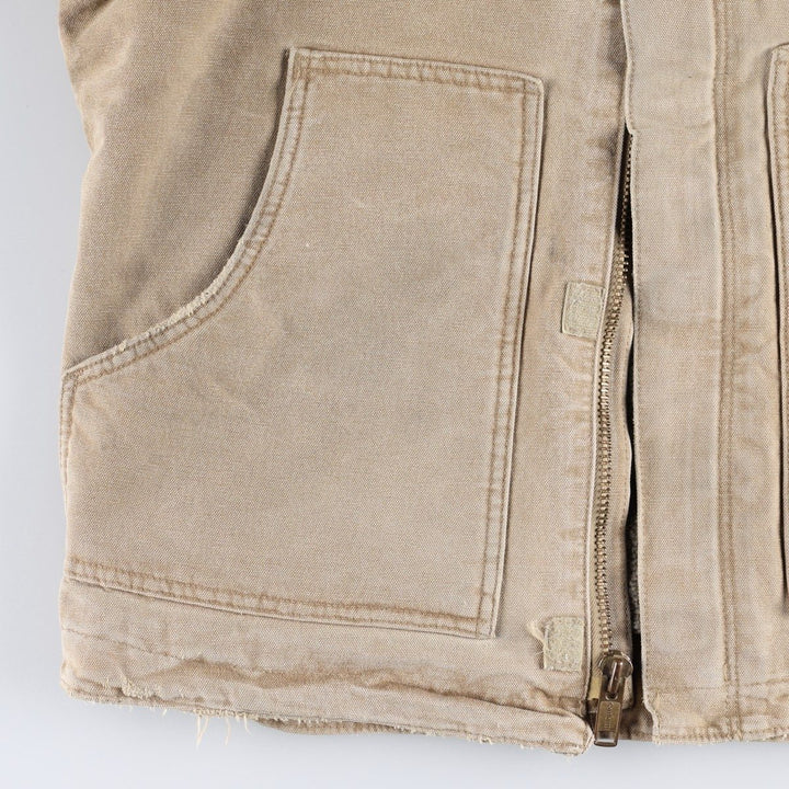 Carhartt Traditional Padded Duck Work Jacket, Men's Size Medium cotton Beige type Vintage Second Hand