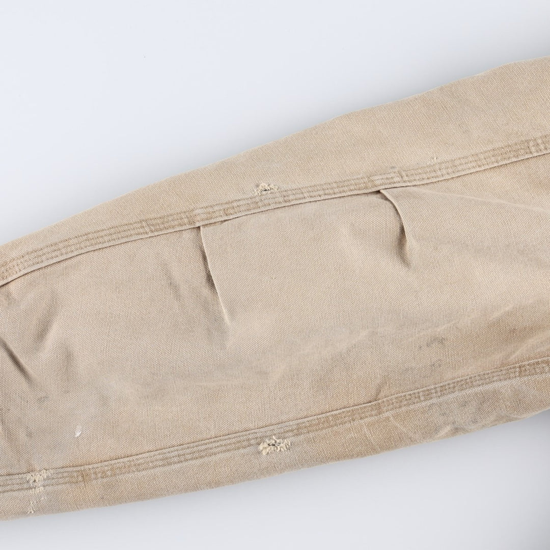 Carhartt Traditional Padded Duck Work Jacket, Men's Size Medium cotton Beige type Vintage Second Hand