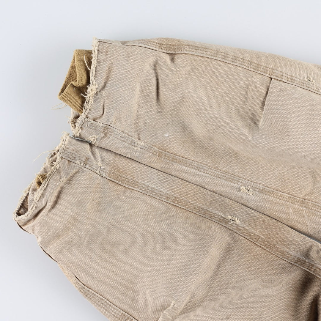 Carhartt Traditional Padded Duck Work Jacket, Men's Size Medium cotton Beige type Vintage Second Hand