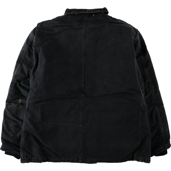 Carhartt Traditional Coat Duck Work Jacket, Men's Size XXXL (Large Size) cotton black type Vintage Second Hand