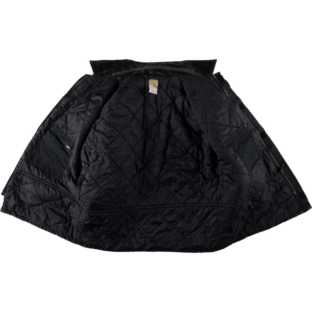 Carhartt Traditional Coat Duck Work Jacket, Men's Size XXXL (Large Size) cotton black type Vintage Second Hand