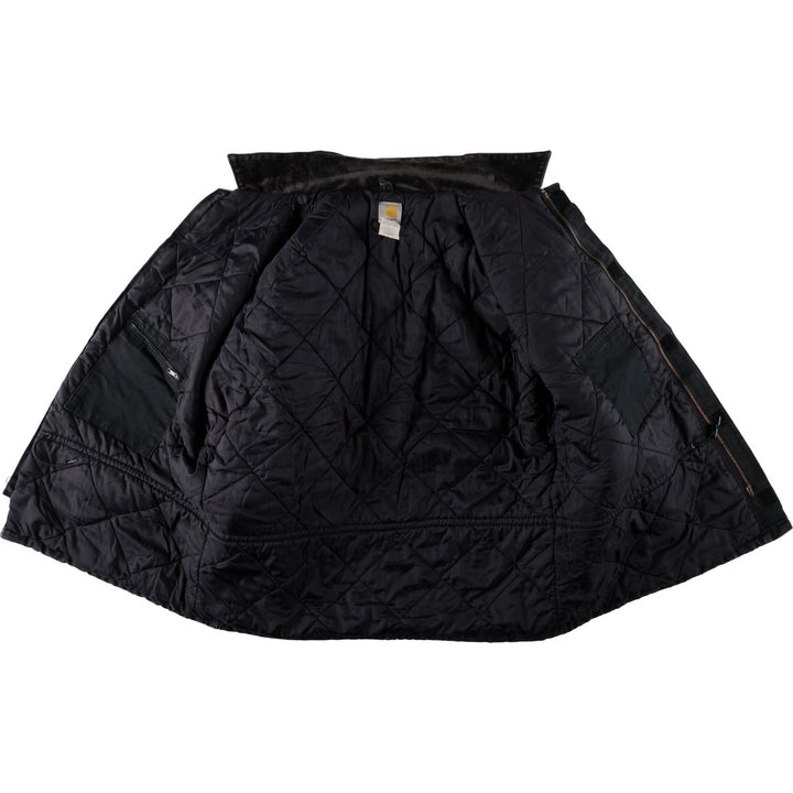 Carhartt Traditional Coat Duck Work Jacket, Men's Size XXXL (Large Size) cotton black type Vintage Second Hand