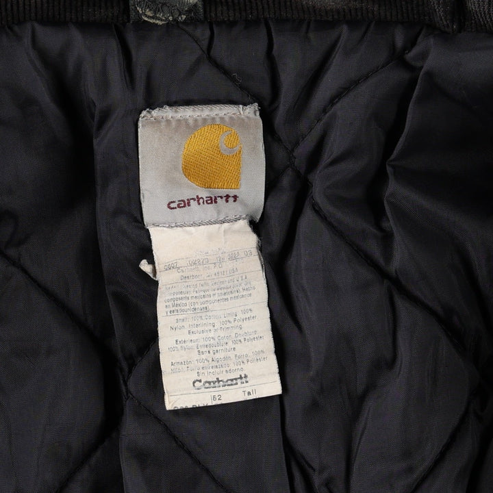 Carhartt Traditional Coat Duck Work Jacket, Men's Size XXXL (Large Size) cotton black type Vintage Second Hand