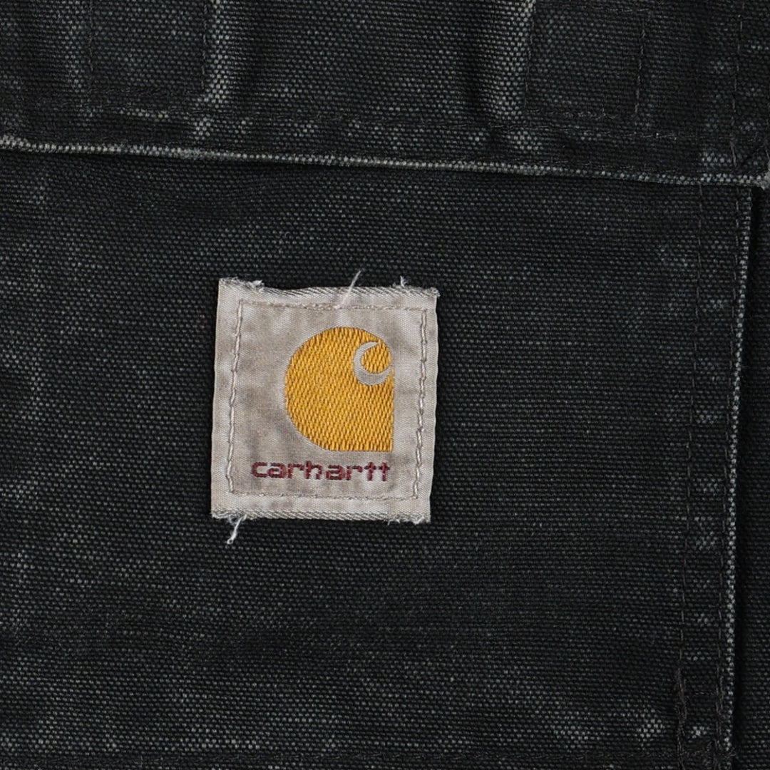 Carhartt Traditional Coat Duck Work Jacket, Men's Size XXXL (Large Size) cotton black type Vintage Second Hand