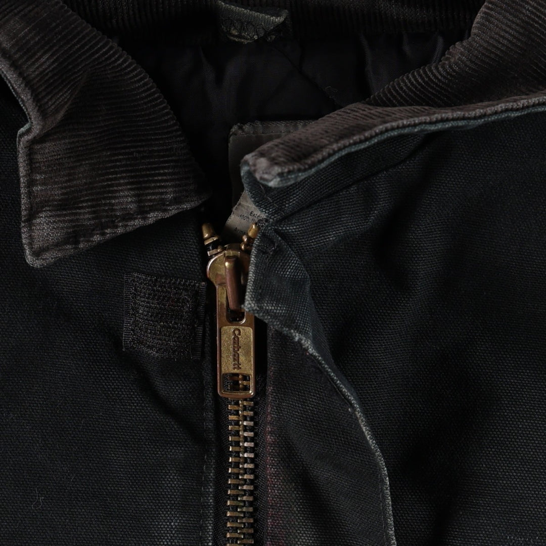 Carhartt Traditional Coat Duck Work Jacket, Men's Size XXXL (Large Size) cotton black type Vintage Second Hand