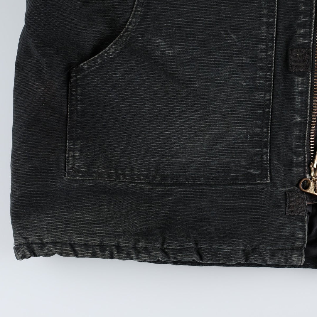 Carhartt Traditional Coat Duck Work Jacket, Men's Size XXXL (Large Size) cotton black type Vintage Second Hand