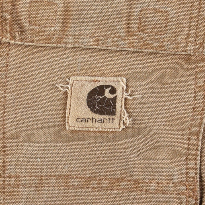 2000'S Carhartt Traditional Padded Duck Work Jacket, Men's Size L cotton brown type Vintage Second Hand