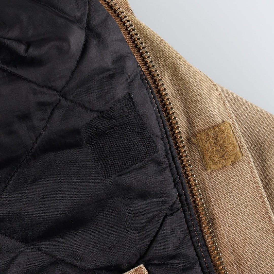 2000'S Carhartt Traditional Padded Duck Work Jacket, Men's Size L cotton brown type Vintage Second Hand