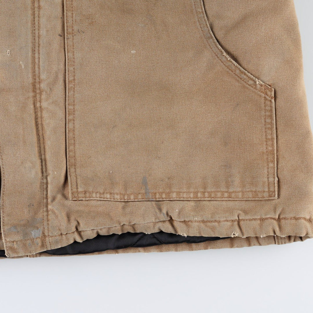2000'S Carhartt Traditional Padded Duck Work Jacket, Men's Size L cotton brown type Vintage Second Hand