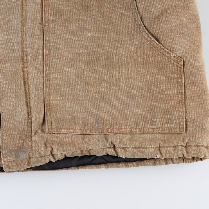2000'S Carhartt Traditional Padded Duck Work Jacket, Men's Size L cotton brown type Vintage Second Hand
