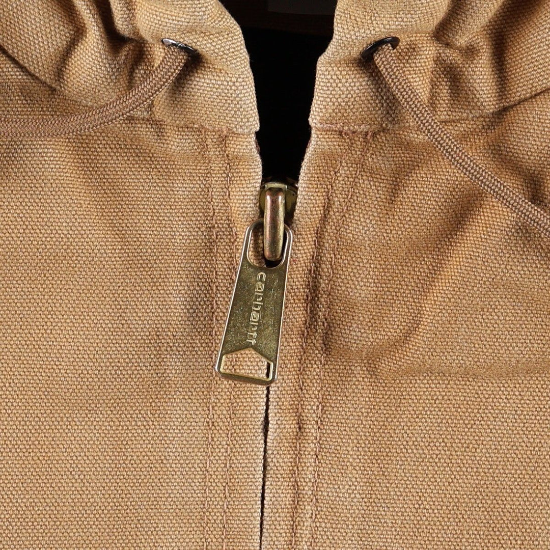 Carhartt Active Jacket, Padded Duck Work Jacket, Men's Size L (approx.) cotton Khaki type beige Vintage Second Hand
