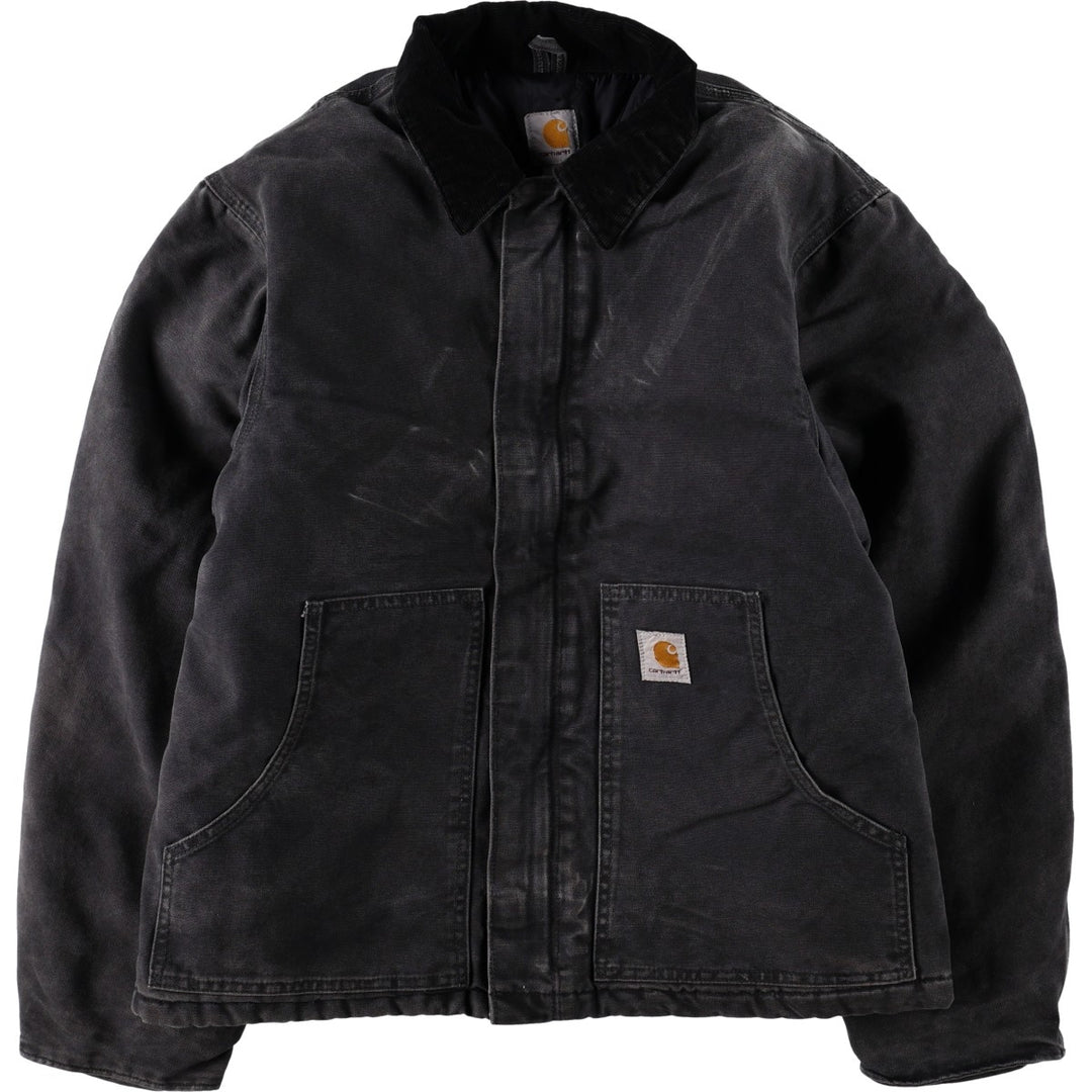 Carhartt Traditional Padded Duck Work Jacket, Men's Size L cotton black type Vintage Second Hand