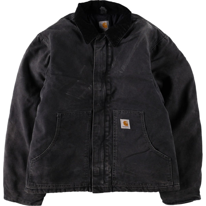 Carhartt Traditional Padded Duck Work Jacket, Men's Size L cotton black type Vintage Second Hand