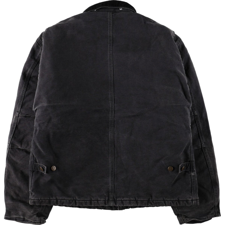 Carhartt Traditional Padded Duck Work Jacket, Men's Size L cotton black type Vintage Second Hand
