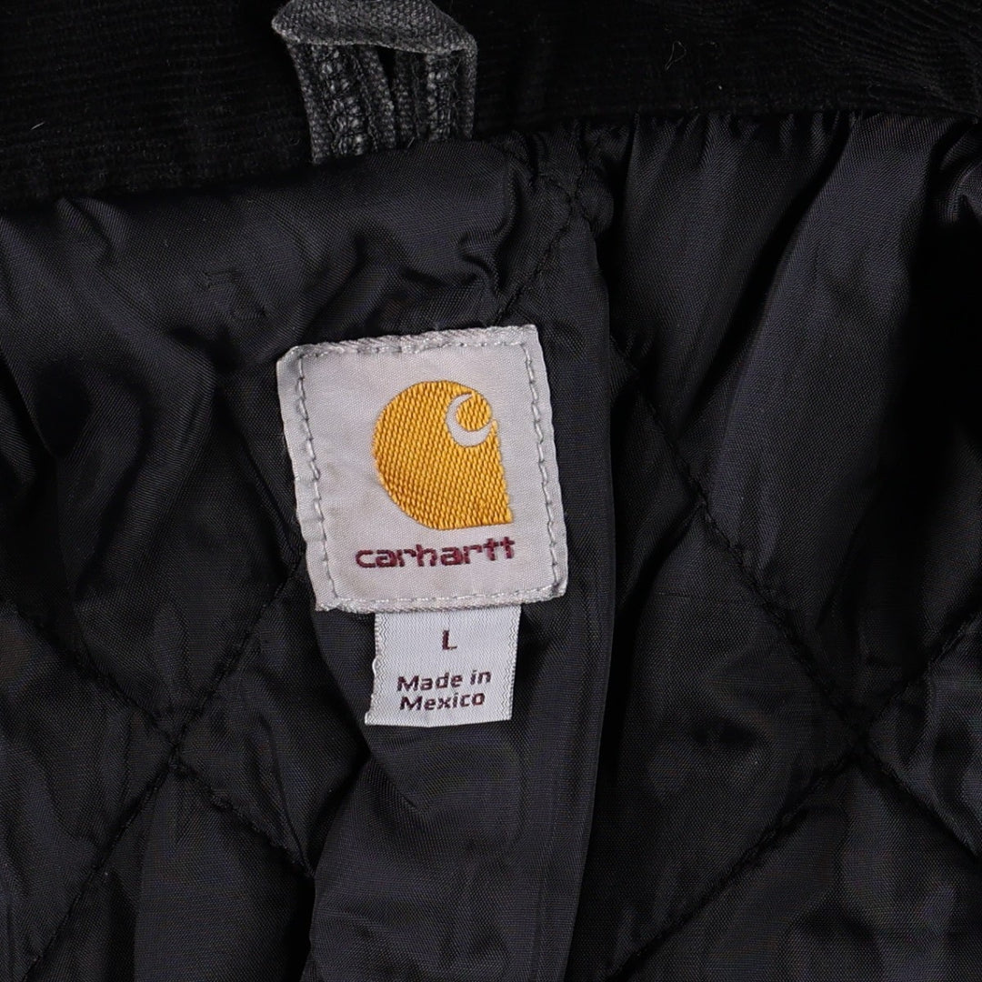 Carhartt Traditional Padded Duck Work Jacket, Men's Size L cotton black type Vintage Second Hand