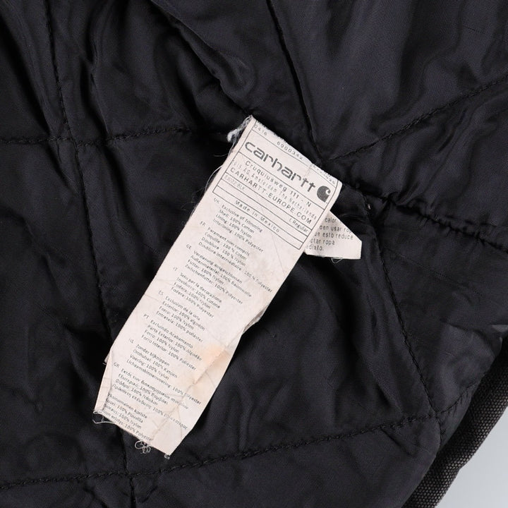 Carhartt Traditional Padded Duck Work Jacket, Men's Size L cotton black type Vintage Second Hand
