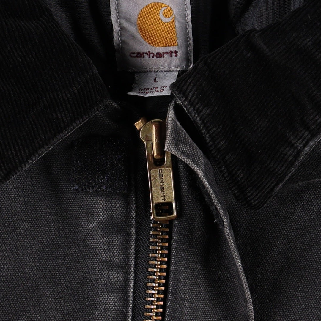 Carhartt Traditional Padded Duck Work Jacket, Men's Size L cotton black type Vintage Second Hand