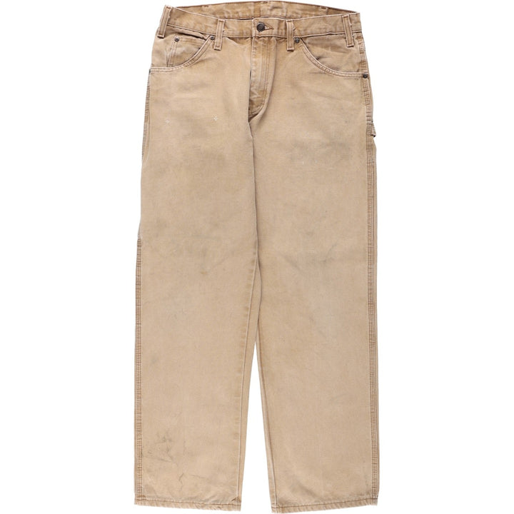 Dickies Duck Painter Pants Men's W31 equivalent cotton Khaki type beige Vintage Second Hand