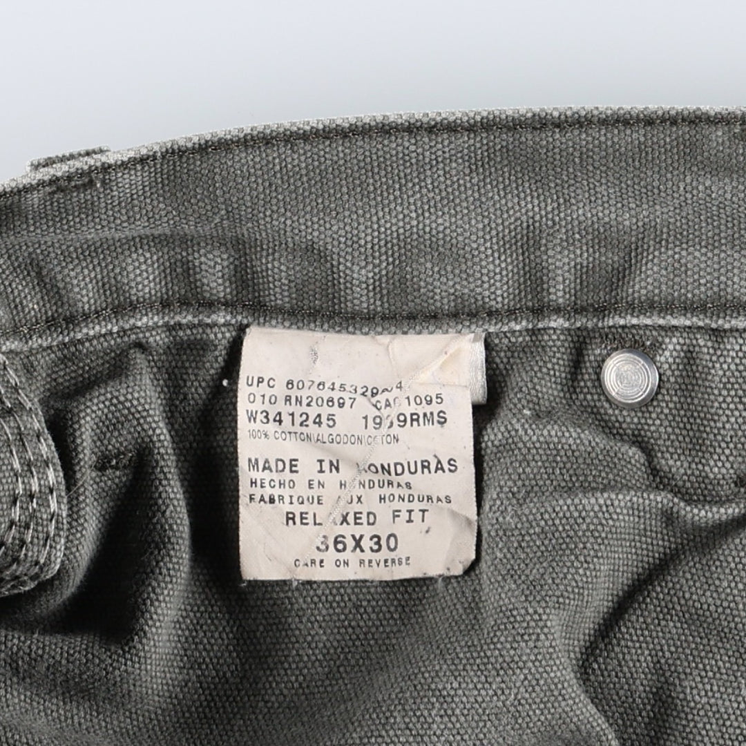 Dickies Relaxed Fit Duck Painter Pants, Men's, W35 equivalent cotton gray type Vintage Second Hand