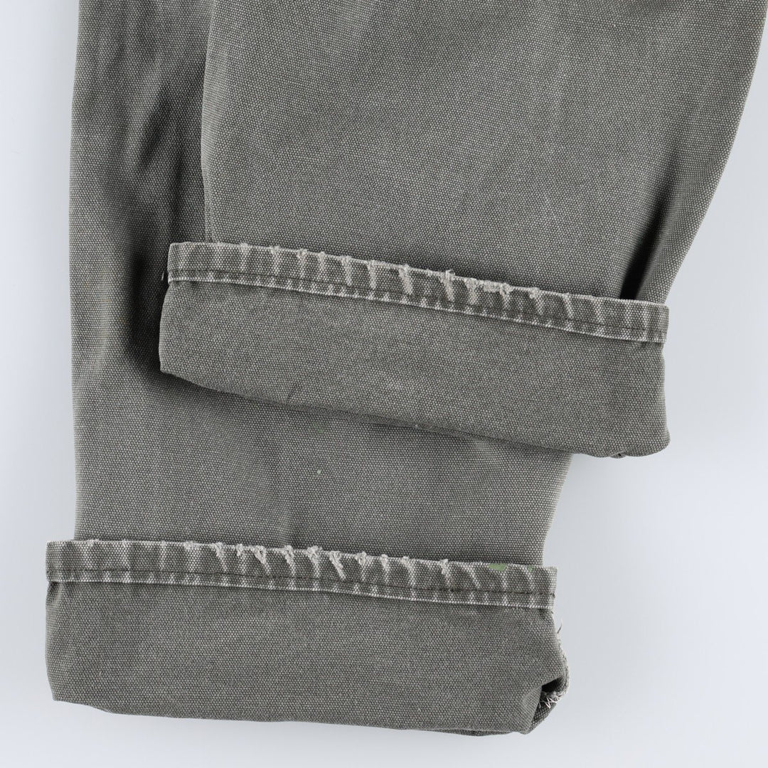 Dickies Relaxed Fit Duck Painter Pants, Men's, W35 equivalent cotton gray type Vintage Second Hand