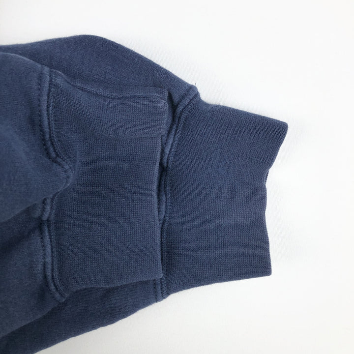 2000'S adidas sweatshirt pullover hoodie, Made in Canada, Men's size M cotton navy blue type Vintage Second Hand