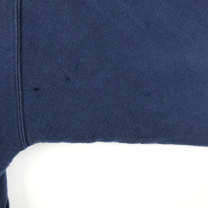 2000'S adidas sweatshirt pullover hoodie, Made in Canada, Men's size M cotton navy blue type Vintage Second Hand