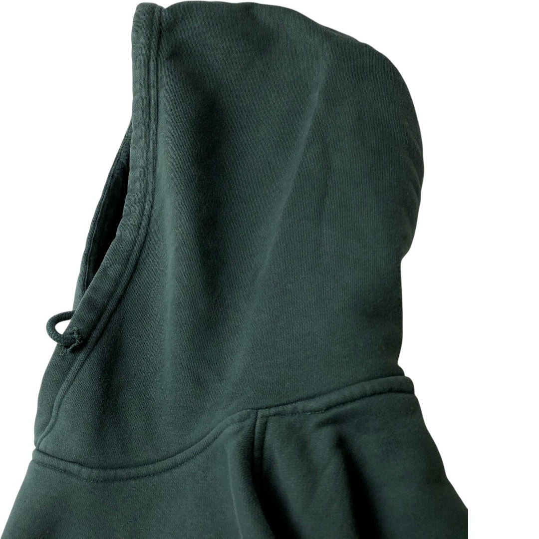 Adidas Originals Sweatshirt Pullover Hoodie, Men's Size M cotton Green type dark green Vintage Second Hand