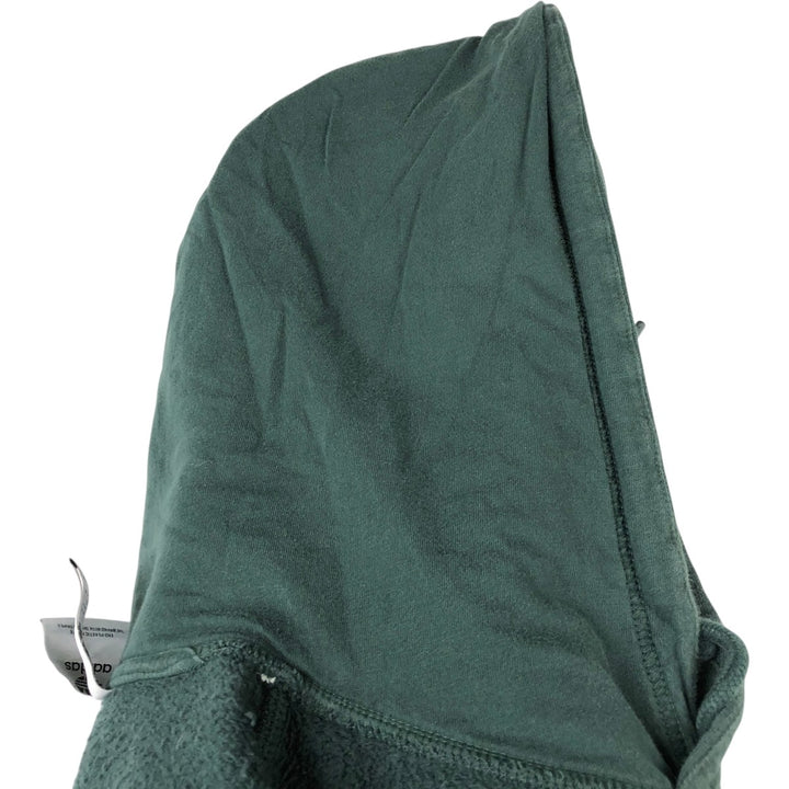 Adidas Originals Sweatshirt Pullover Hoodie, Men's Size M cotton Green type dark green Vintage Second Hand
