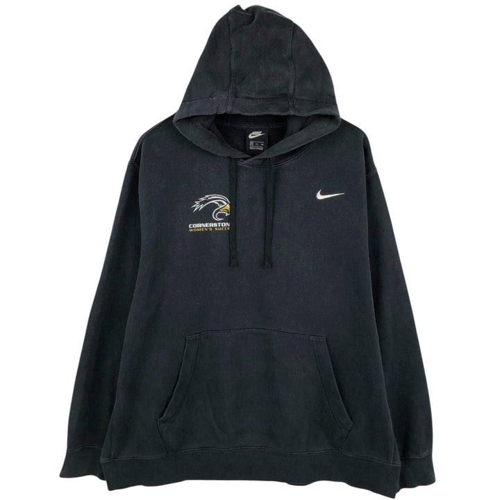 Nike Men's XXL equivalent Cornerstone University cotton black type Vintage Second Hand