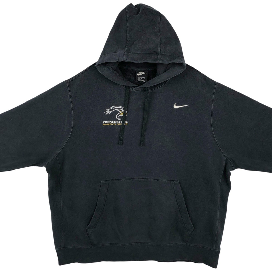 Nike Men's XXL equivalent Cornerstone University cotton black type Vintage Second Hand