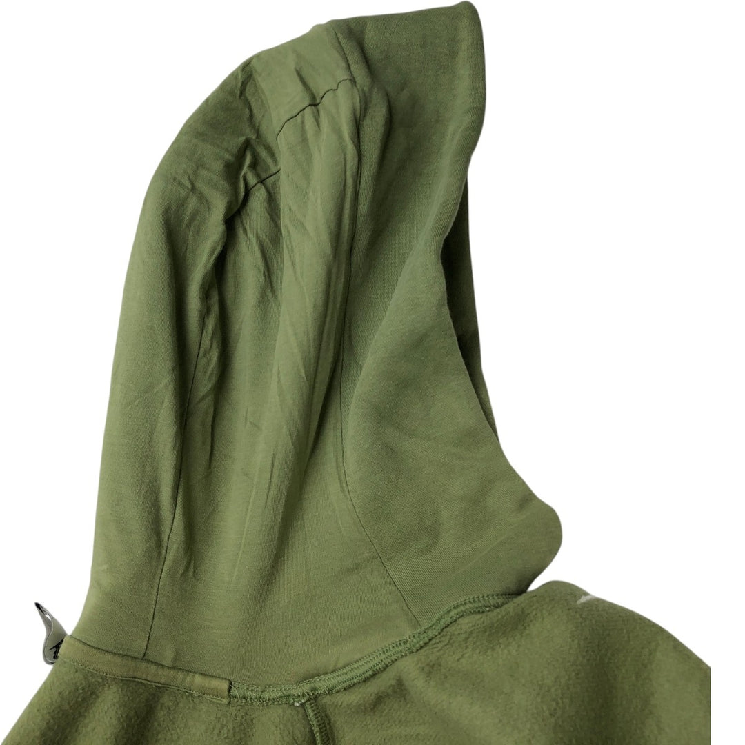Nike Center Logo Sweat Pullover Hoodie, Men's Size Small cotton green type yellow green Vintage Second Hand